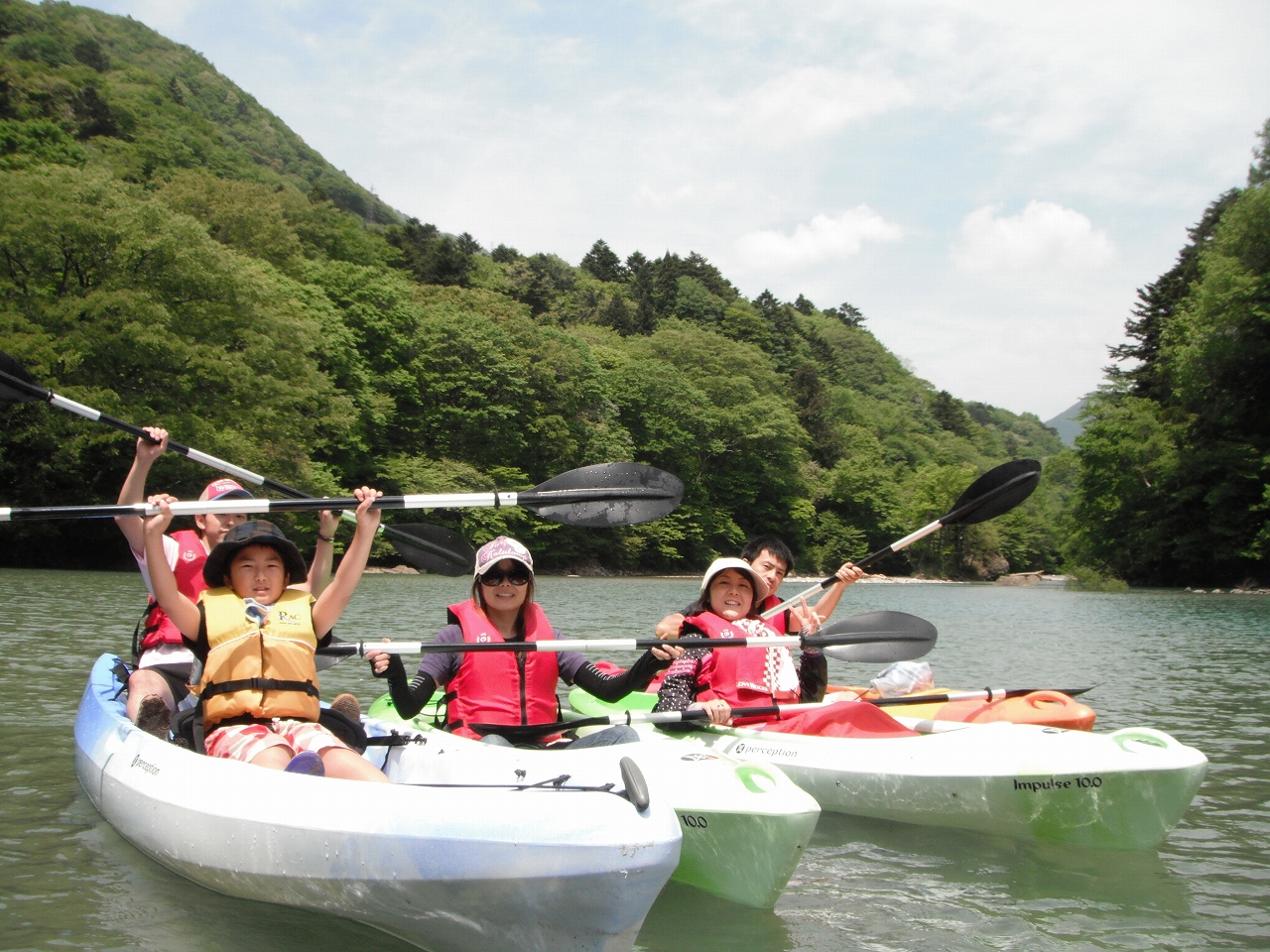 板室ダム湖カヌー体験ツアー